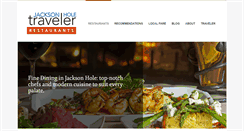 Desktop Screenshot of jacksonholerestaurants.com