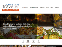 Tablet Screenshot of jacksonholerestaurants.com
